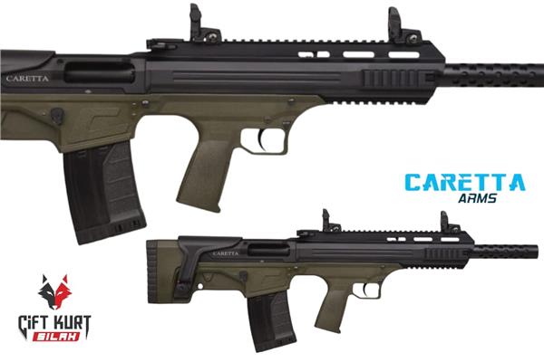 CARETTA 36 KALİBRE BULLPUP YEŞİL ŞARJÖRLÜ AV TÜFEĞİ